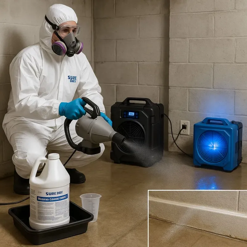 Sanitization and Odor Removal process in Spring Grove, IL